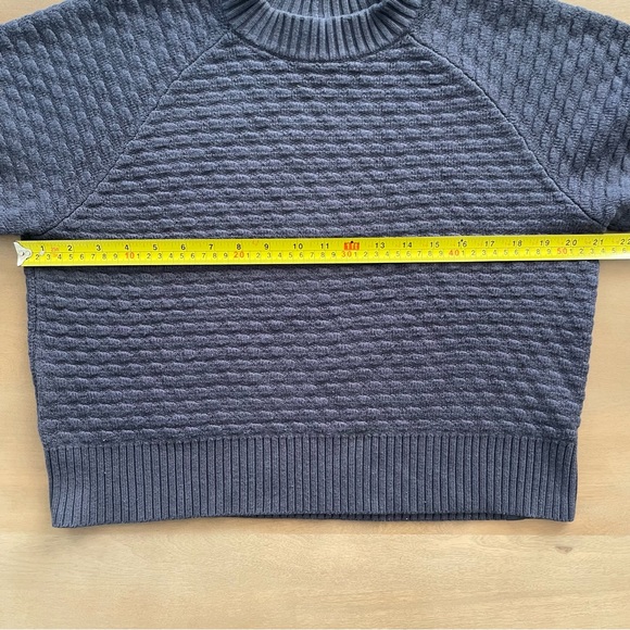 Lululemon Texture Play Crew Sweater Cadet Blue - Picture 11 of 11